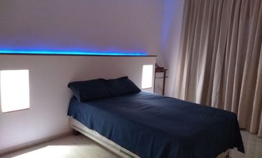 Departamento amueblado en planta baja en Fracc Los Delfines a una cuadra del mar