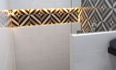 Departamento amueblado en planta baja en Fracc Los Delfines a una cuadra del mar