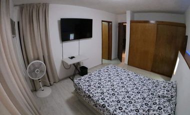 Departamento amueblado en planta baja en Fracc Los Delfines a una cuadra del mar