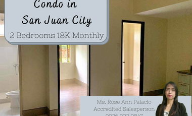 Condo for Sale with City View in San Juan 18K Monthly RFO
