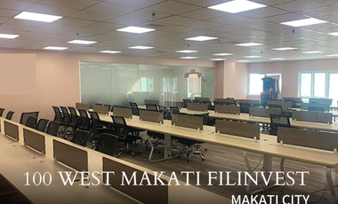 Office Space for rent in 100 West Makati by Filinvest, Makati City