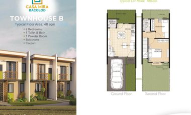 Casa Mira Bacolod Townhouse B Mid Unit