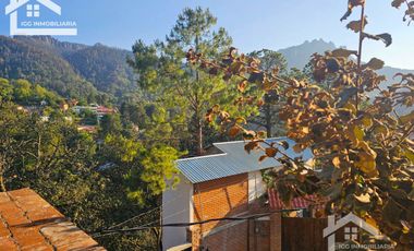 VENTA DE CABAÑA EN MINERAL DEL CHICO MUY CERCA DEL PUEBLO EN OBRA NEGRA