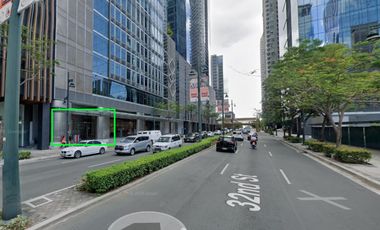 For Rent: Groundfloor Commercial Space at One World Place in 32nd St, BGC, P678k/mo