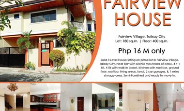 Ready to Move-In!!! Newly Renovated 3 Level House and Lot for Sale in, Talisay Cebu near Highway