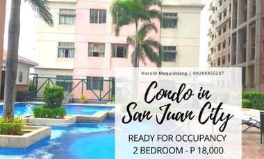 Mid Rise Condo in San Juan 18K Monthly near Greenhills, Crame.