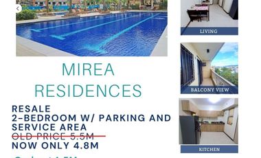 Rush Mirea Residences 2BR Two Bedroom with 1 Parking near Eastwood FOR SALE C047