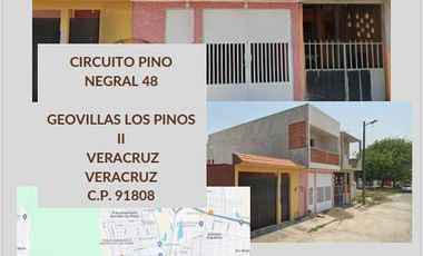 CASA EN VENTA DE REMATE Pino Negral 48, Fraccionamiento Geovillas los Pinos, Veracruz, México