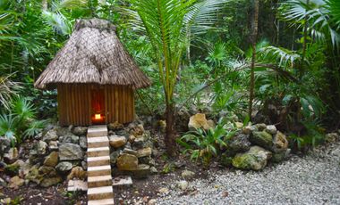 Terreno Ejidal en Venta con Cenote en Puerto Morelos