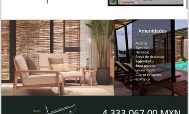 Departamentos en VENTA, Tulum