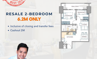 Fairlane Residences 2BR Two Bedroom 5 mins to BGC FOR SALE C057E