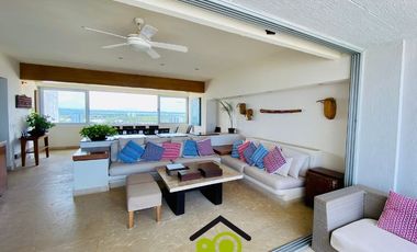 Departamento con playa de 4 recámaras en Acapulco