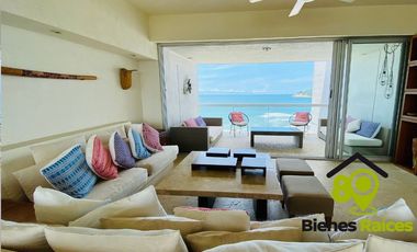 Departamento con playa de 4 recámaras en Acapulco