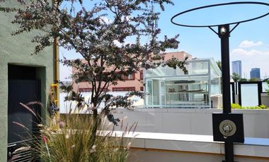 Departamento con Roof Garden Privado, EN RENTA, Casa Nogal Sta Ma. La Ribera