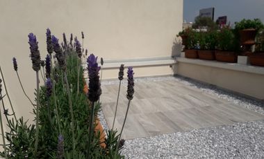 Departamento con Amplio Roof Garden Privado, EN RENTA, Casa Nogal Sta Ma. La Ribera