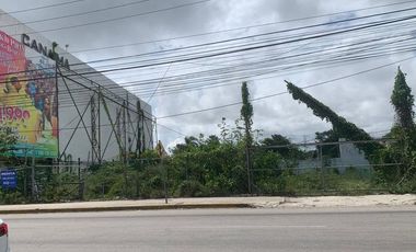 Terreno en renta Av. Kabáh de Cancún junto a Plaza Canaima: Ubicación estratégica para tu negocio