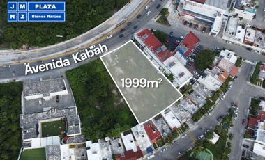 Terreno en renta Av. Kabáh de Cancún junto a Plaza Canaima: Ubicación estratégica para tu negocio