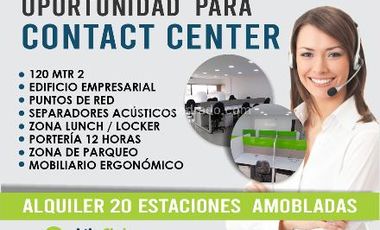 Alquiler de oficina amobladas en NORTE de cali OPORTUNIDAD OFICINA PARA CALL CENTER TODO INCLUIDO