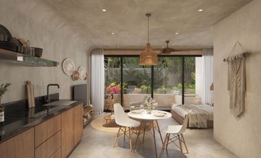 Estudio en Venta, Equilibrio Natural Zen Tulum Hábitat