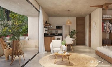 Estudio en Venta, Equilibrio Natural Zen Tulum Hábitat