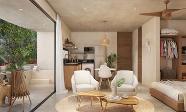 Estudio en Venta, Equilibrio Natural Zen Tulum Hábitat