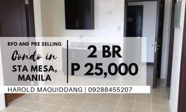 For Sale 2024 Move In P24,000 month 2-BR 48 sqm near University Belt Manila