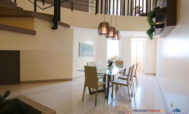 Interior Decorated Three Bedroom condo unit for Sale in The Venice Luxury Residences Emmanuelle Tower at Taguig City