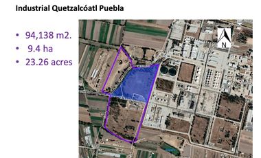 TERRENO INDUSTRIAL  VENTA    PLANTA SAN MARTIN TEXMELUCAN  Terreno Industrial (Planta San Martín)  San Martin Texmelucan,  Puebla