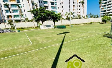 Departamento en venta de 5 recámaras en playa con cancha de tenis y pádel