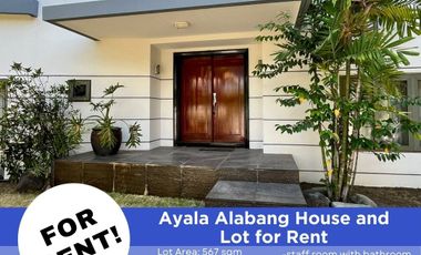 Ayala Alabang House and Lot for Rent