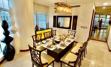 Ultra Luxurious 304 sqm. 3-Bedroom Unit For Sale and Lease at Two Roxas Triangle Makati Central Business District