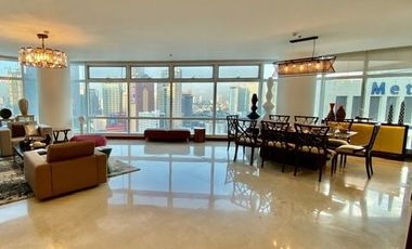 Ultra Luxurious 304 sqm. 3-Bedroom Unit For Sale and Lease at Two Roxas Triangle Makati Central Business District