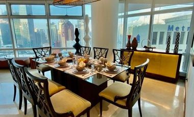 Ultra Luxurious 304 sqm. 3-Bedroom Unit For Sale and Lease at Two Roxas Triangle Makati Central Business District