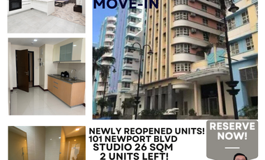NEWLY REOPENED UNIT 101 NEWPORT BLVD ACROSS NAIA TERMINAL 3  150K* DP TO MOVE IN