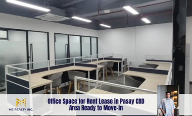 Office Space for Rent Lease in Pasay CBD Area Ready to Move-in
