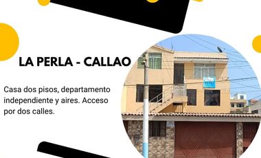Venta casa y departamento en La Perla, cerca de la Avenida La Marina.