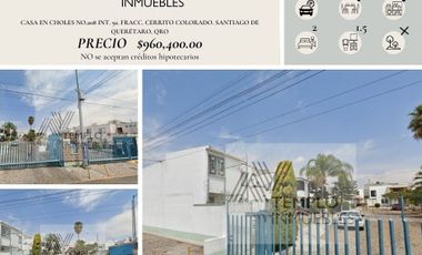 Casa en venta en Choles 208, Cerrito Colorado, Santiago de Querétaro, Querétaro, México