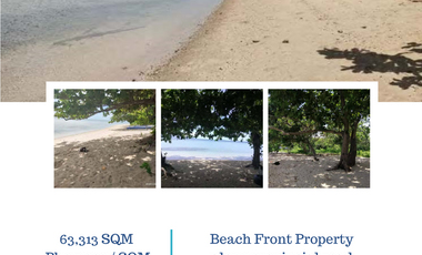 5k/sqm - Beach Front Property along provincial road near Playa Calatagan