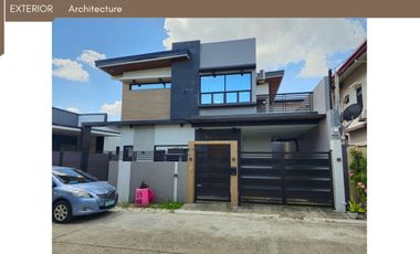 FOR SALE PRE-OWNED FURNISHED TWO STOREY MODERN HOUSE IN PAMPANGA NEAR SM TELABASTAGAN