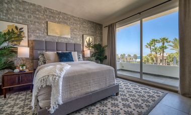 Villa con vista al oceano y a unos pasos de una extensa playa arenosa