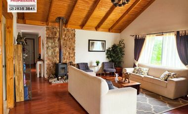 🏡León Propiedades vende hermosa casa en condominio en sector lo Aguila, Curacaví🏡