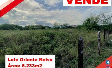 SE VENDE ESPECTACULAR LOTE ORIENTE - NEIVA (HUILA-COL)