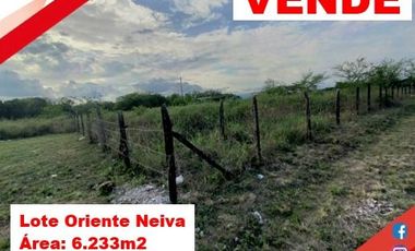 SE VENDE ESPECTACULAR LOTE ORIENTE - NEIVA (HUILA-COL)