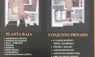 Casas en venta de 90 m2 en Calderón, Quito . Ecuador.