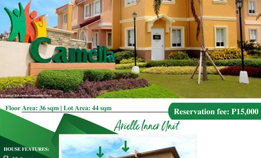 Arielle Inner Unit Townhouse in Digos City