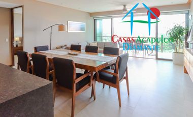 Departamento de playa. Escriturado. Terraza con vista parcial al mar