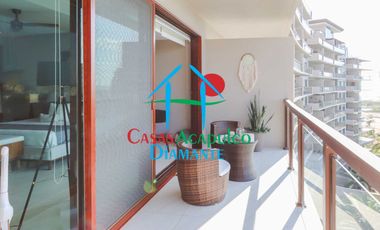 Departamento de playa. Escriturado. Terraza con vista parcial al mar