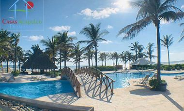 Departamento de playa. Escriturado. Terraza con vista parcial al mar