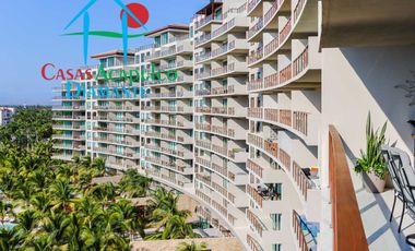 Departamento de playa. Escriturado. Terraza con vista parcial al mar
