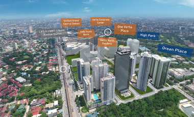 3 Bedroom Condo for Sale in Vertis North Quezon City Orean Place Tower by Alveo Ayala Land near Trinoma SM North Edsa Ateneo UP Pre Selling